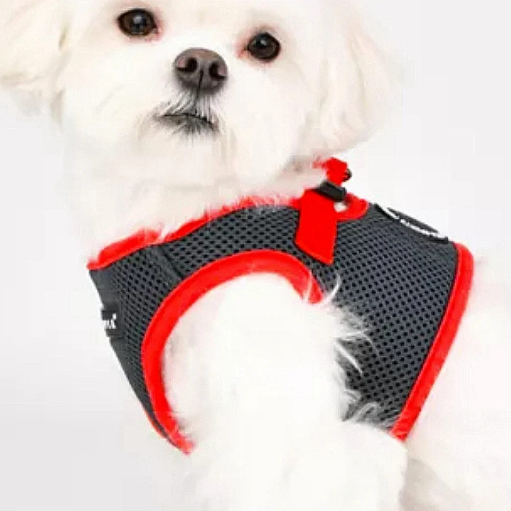 Puppia Soft Step-in Vest Harness for Dogs In Og Orange